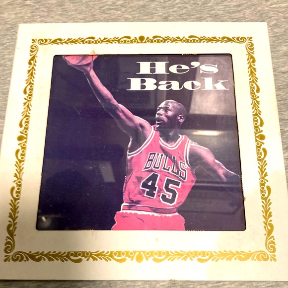 Vintage Michael Jordan Carnival Mirror! - Picture 1 of 3